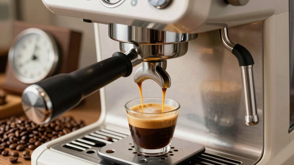 adjust brew pressure timing