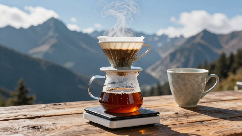 adjust coffee ratio altitude