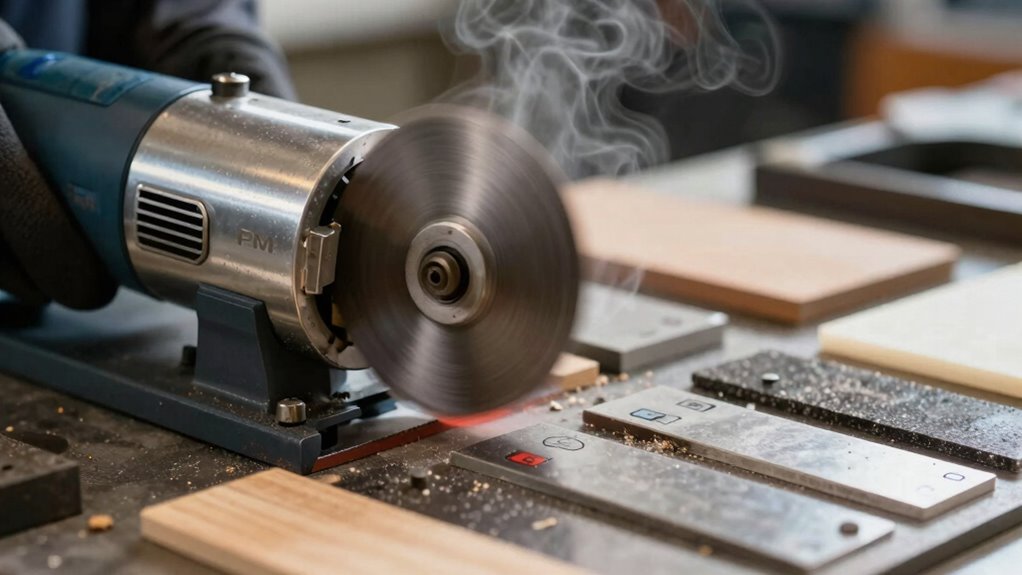 adjust rpm for materials