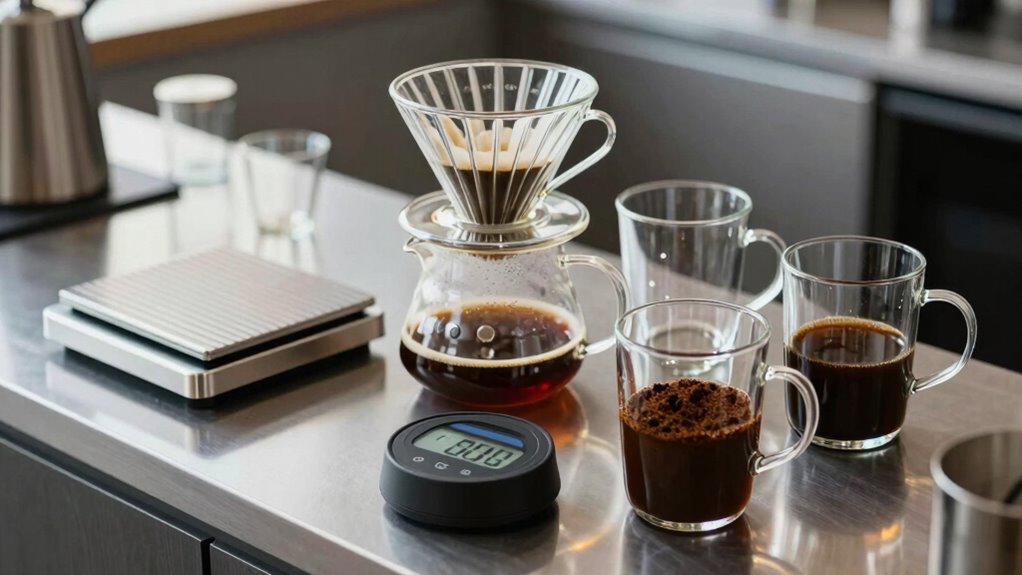 adjusting brew time accordingly