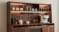 affordable coffee bar cabinets