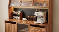 affordable coffee bar cabinets