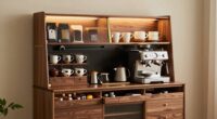 affordable coffee bar cabinets