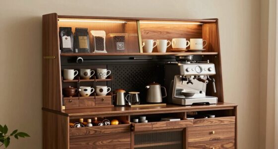 affordable coffee bar cabinets