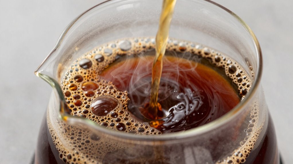 agitation enhances coffee extraction