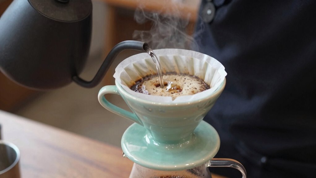 balanced precise pour over technique