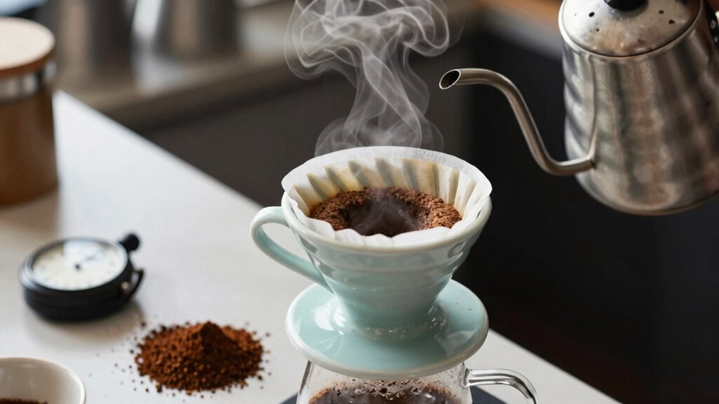 brew time influences grind