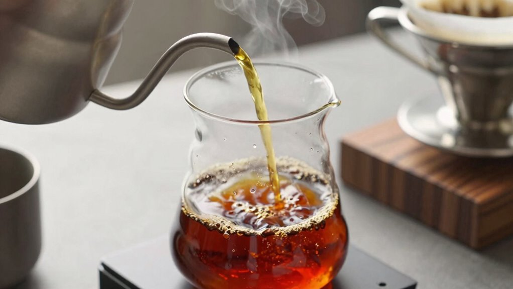 brewing temperature influences sourness