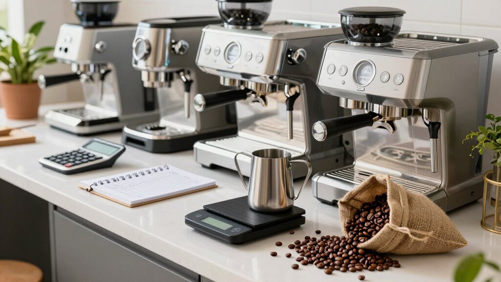 budgeting for espresso machines