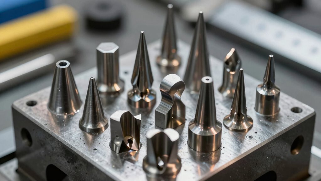 burr geometries influence cutting efficiency
