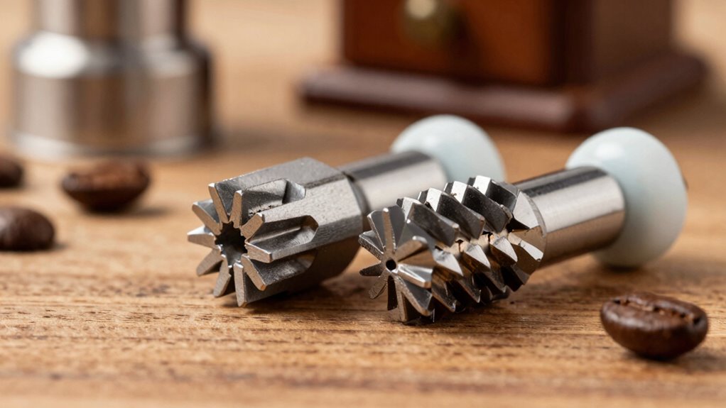 burr material influences grind