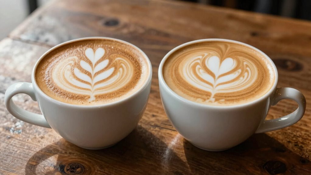 cappuccino or latte choice