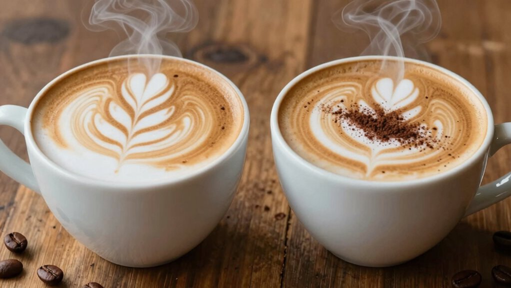 cappuccino versus latte differences