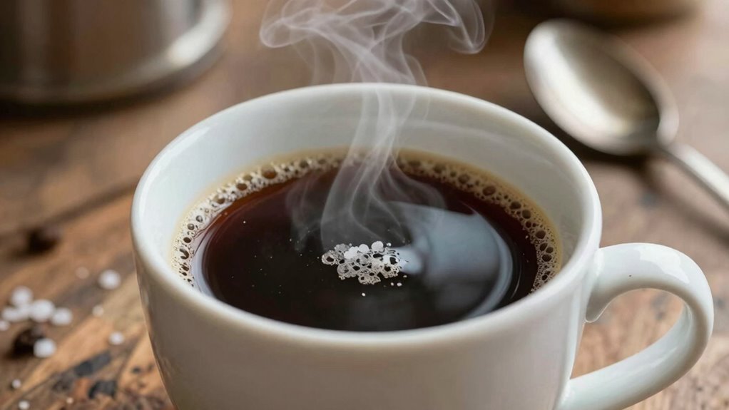 causes of salty coffee taste