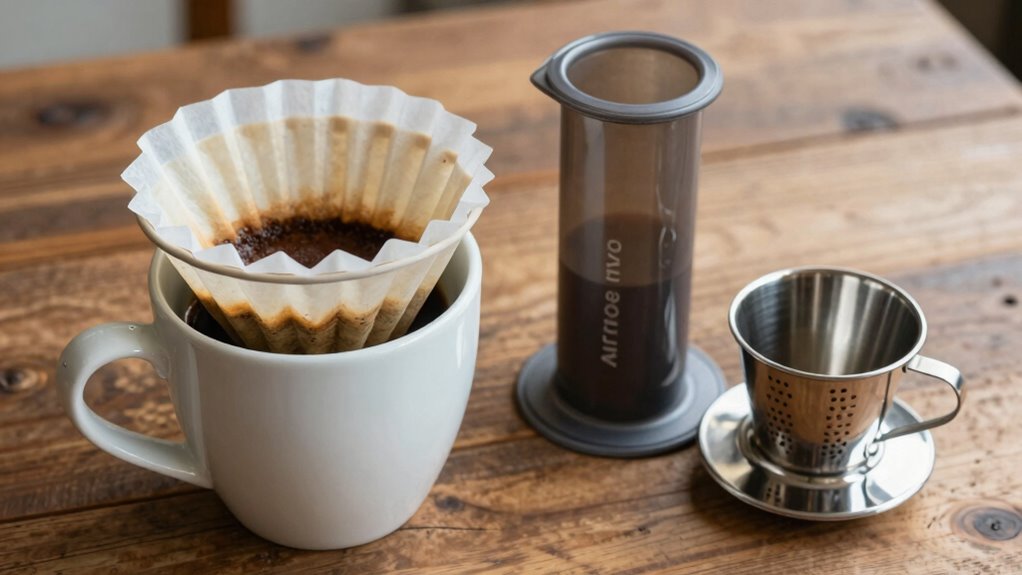 choosing aeropress filter type