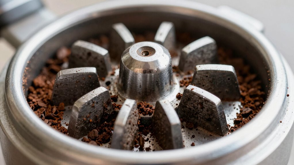 clean burrs for optimal flavor