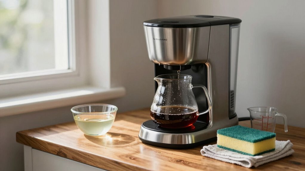 clean coffee maker regularly