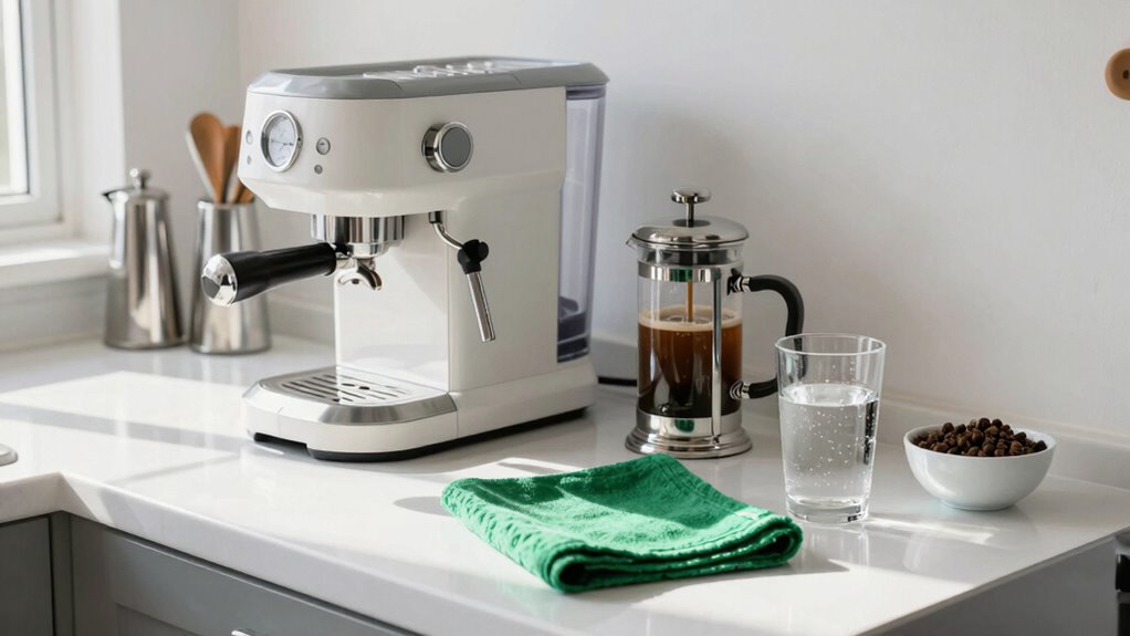 clean coffee tools regularly