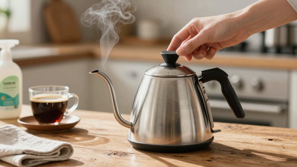 clean descale store properly