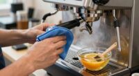 cleaning coffee equipment thoroughly