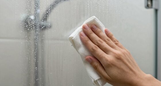 cleaning shower screen correctly