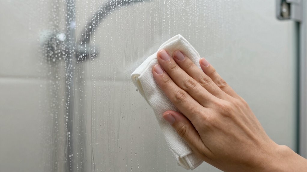 cleaning shower screen correctly