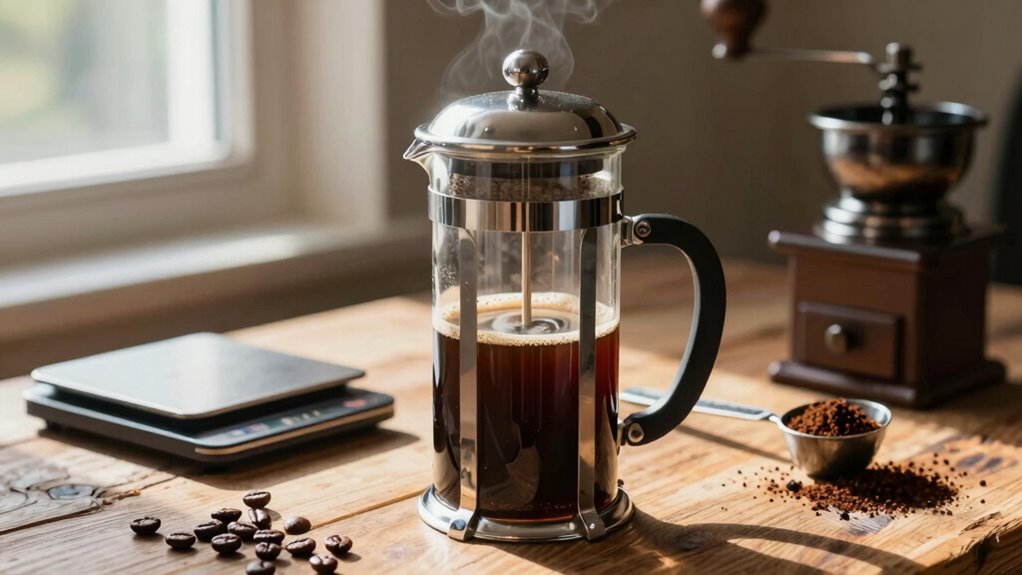 coarse grind ensures flavor