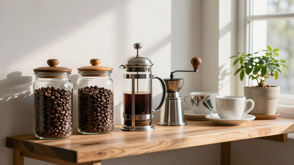 coffee accessory organization tips