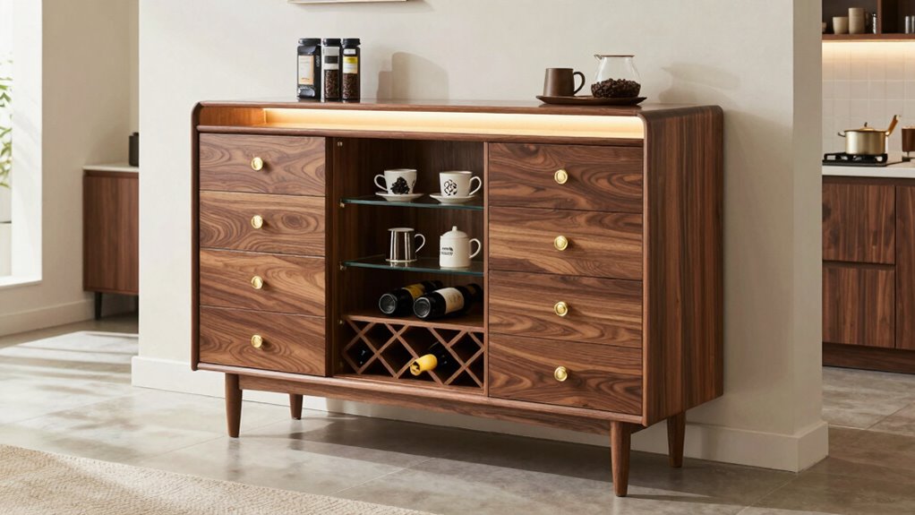 coffee bar cabinet considerations