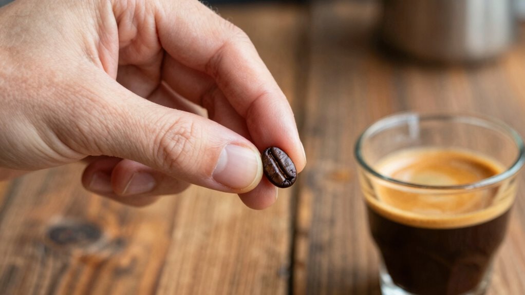 coffee bean crush test