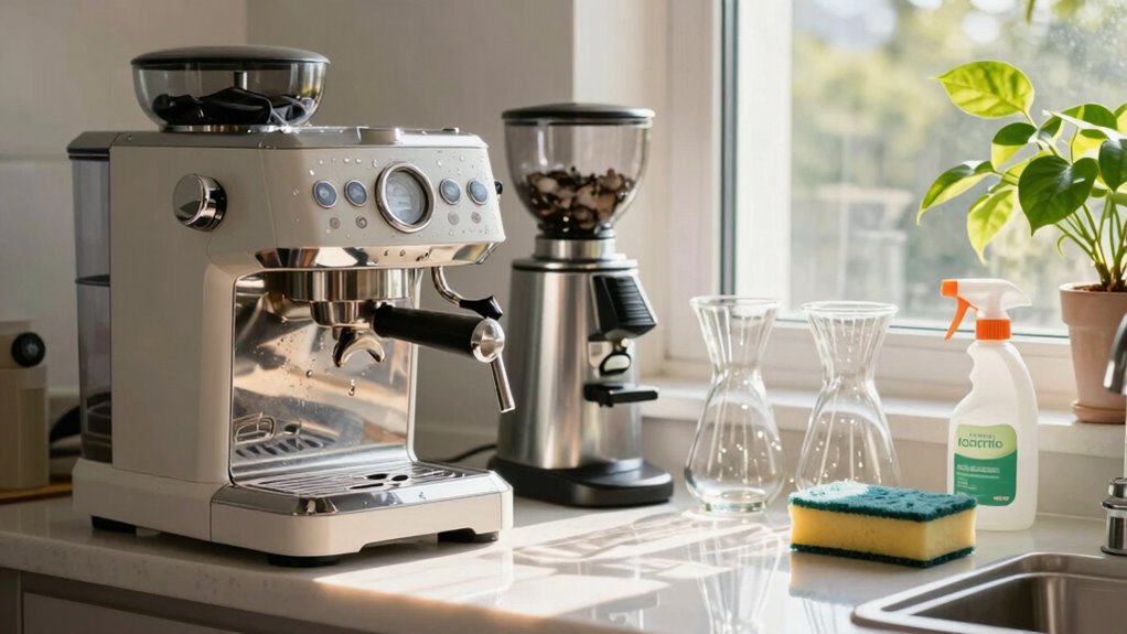 coffee equipment cleaning made easy