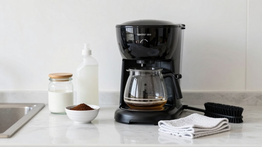 coffee maker cleaning supplies