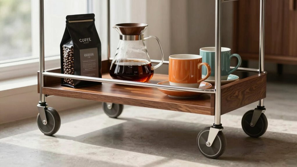 coffee station cart limits