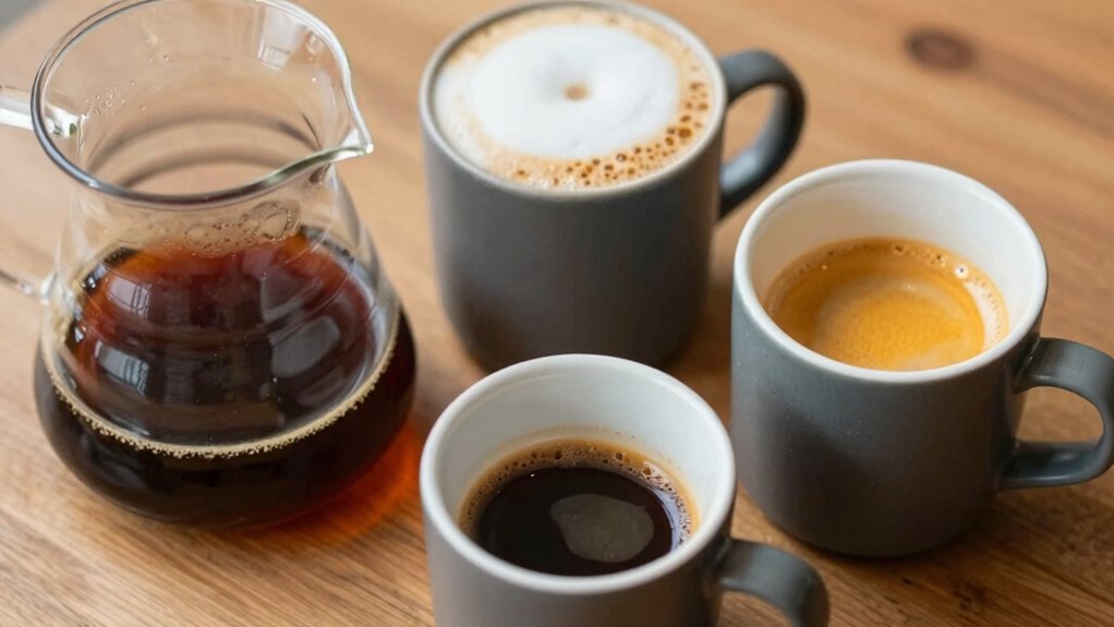 compare coffee flavor profiles