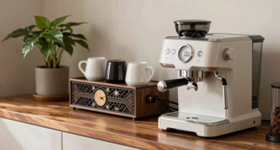 conceal cables in coffee