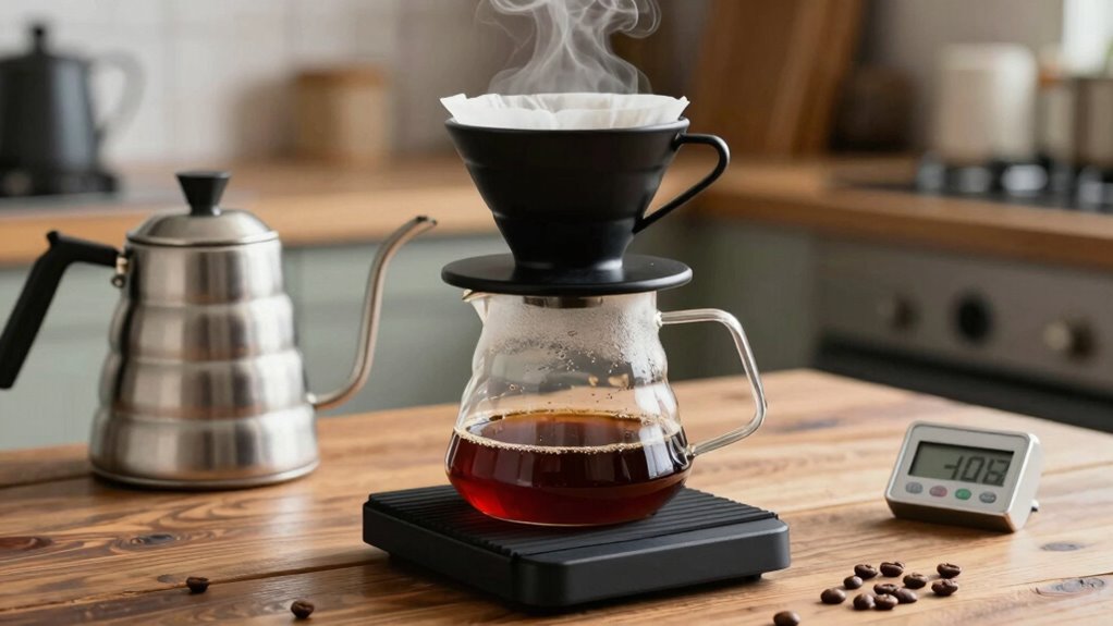 consistent balanced coffee extraction