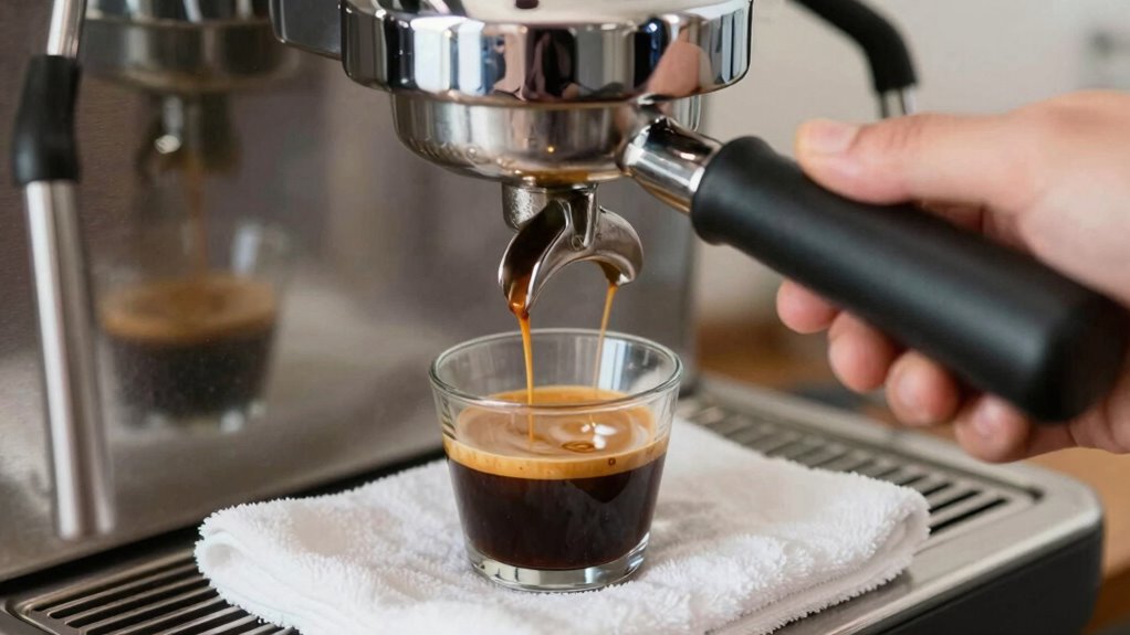 consistent controlled espresso extraction