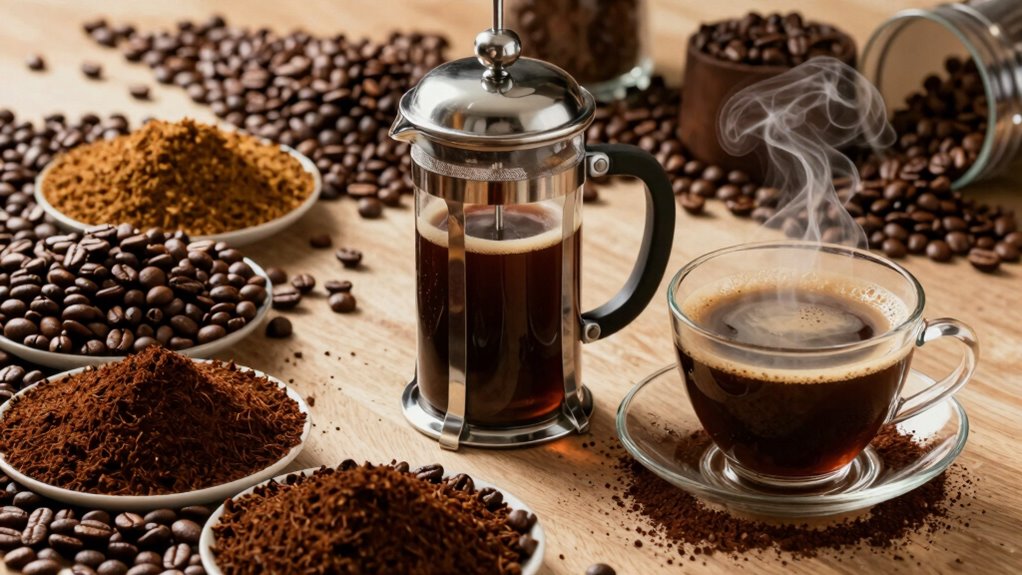 consistent french press brewing