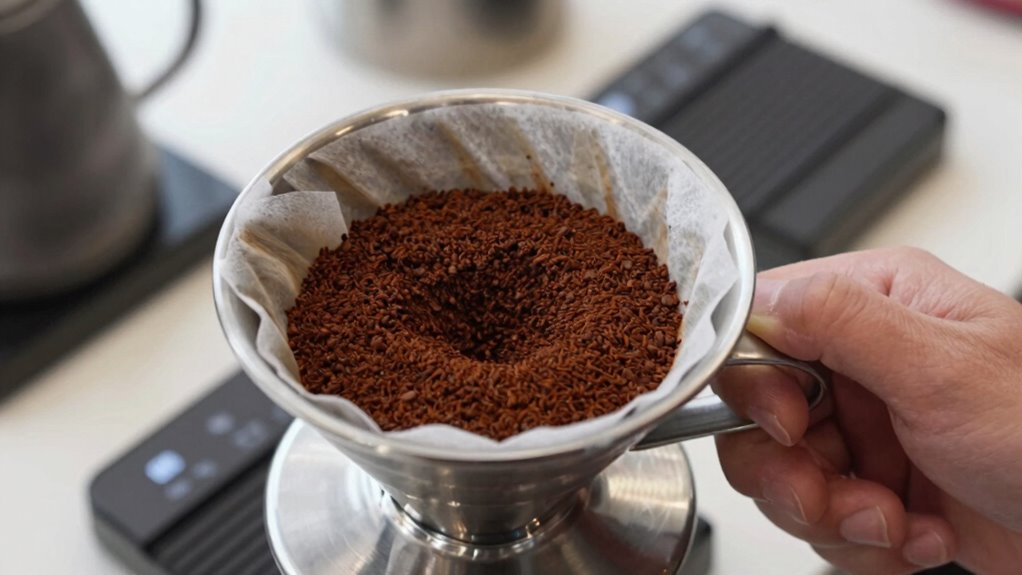 consistent proper grind size