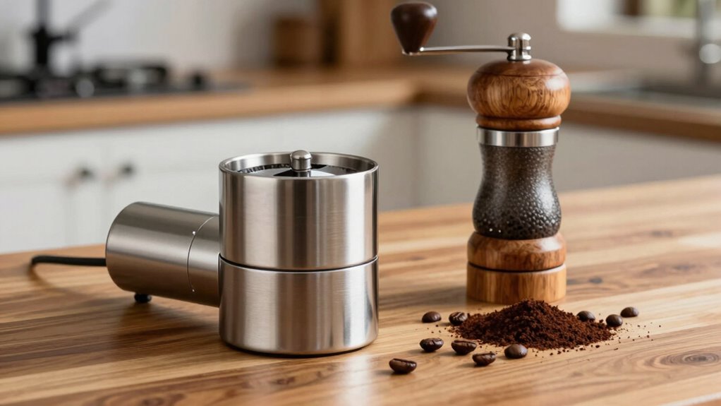 convenient inconsistent coffee grinding