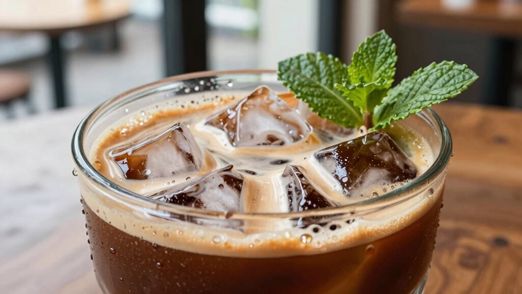 creative coffee cube drinks