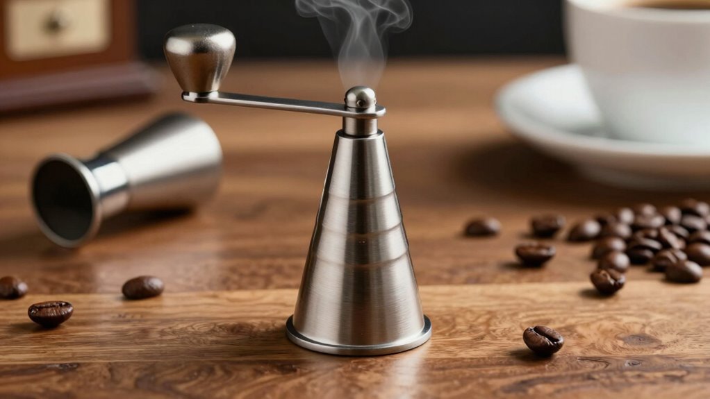 crushing beans for flavor