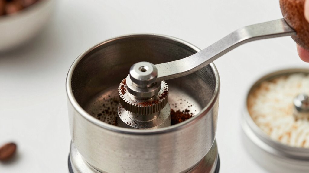 deep clean your grinder