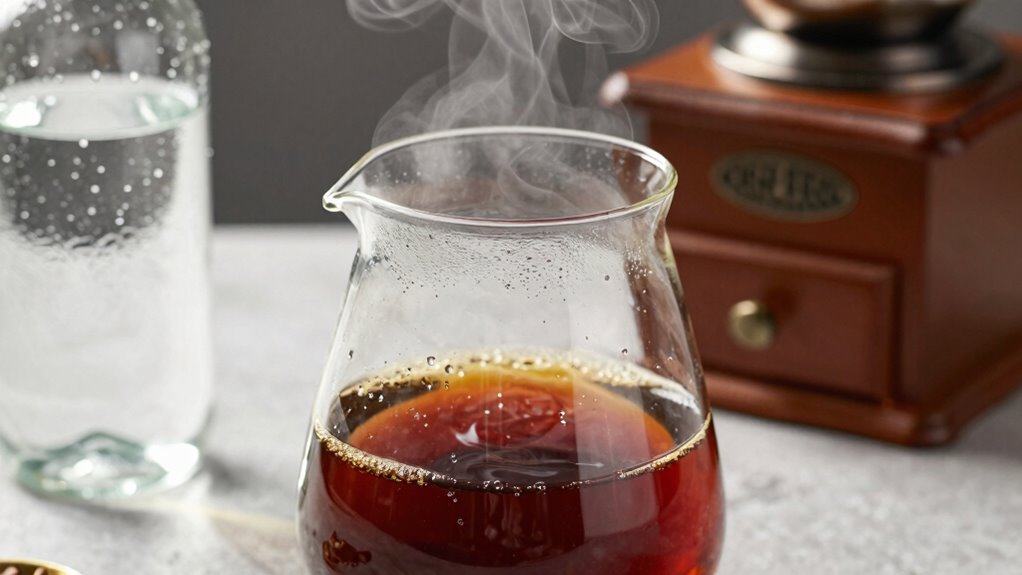 distilled water affects flavor