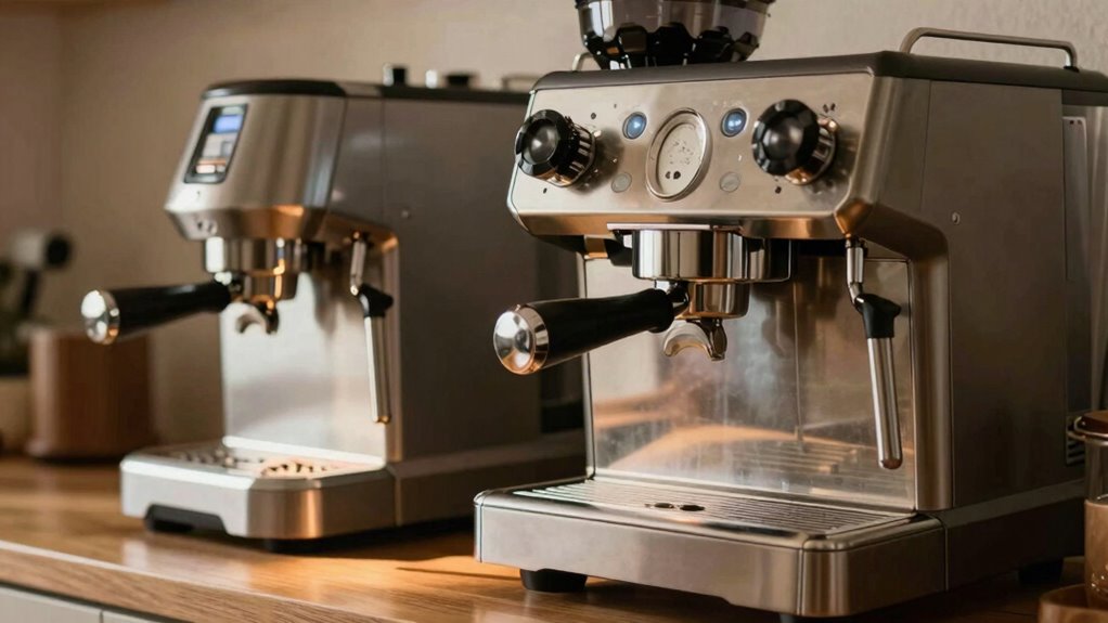 dual boilers offer faster brewing