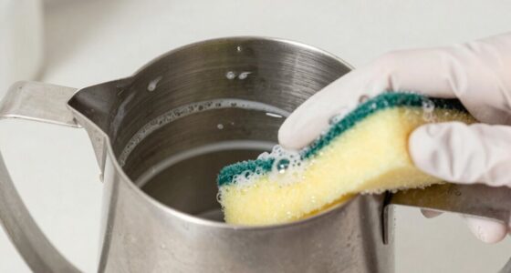 effective milk pitcher cleaning