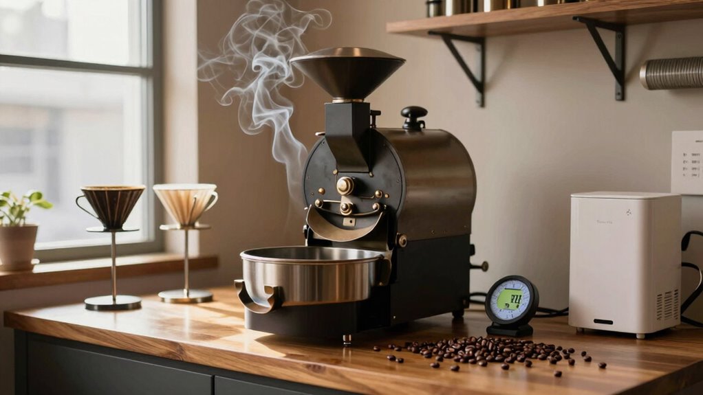 effective roasting space ventilation