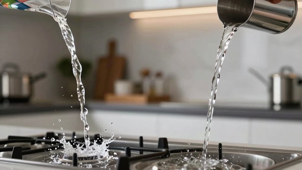 efficiency in pouring methods