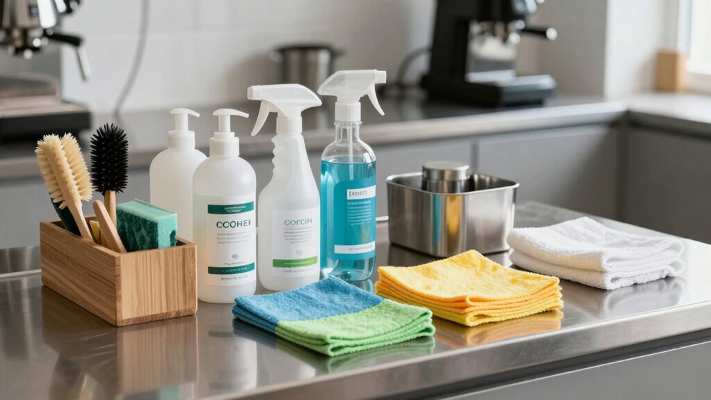 efficient cleaning supply organization