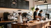 efficient coffee bar design